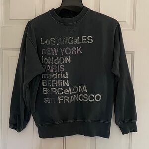 Anine Bing Sweatshirt with City Names